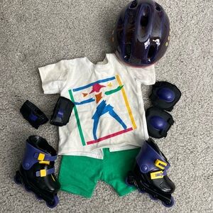 American Girl 1996Vintage In Line Skating Set